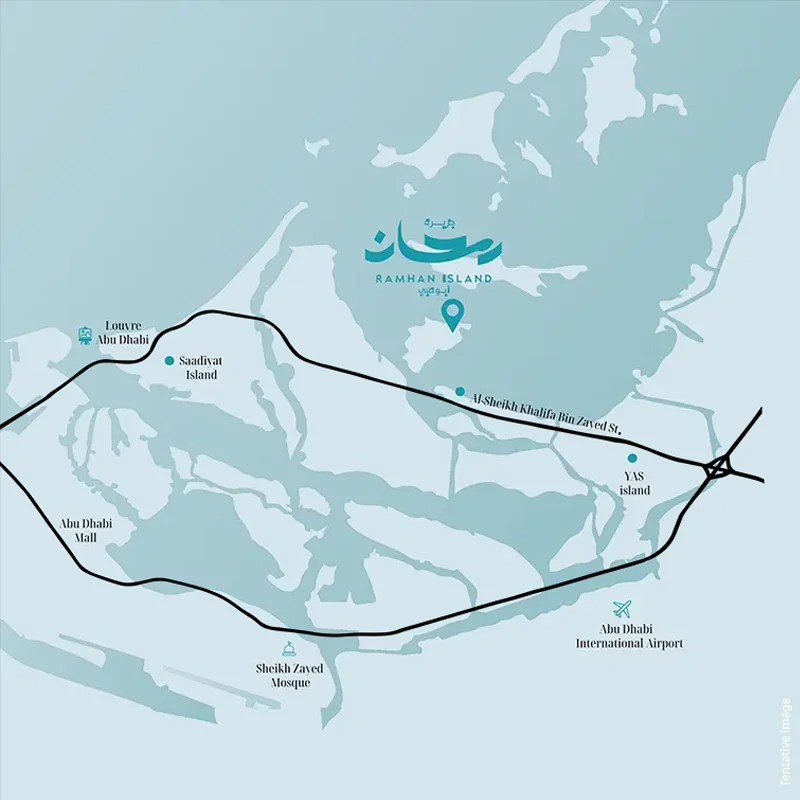 Ramhan Island Villas Phase 7 Connectivity Image