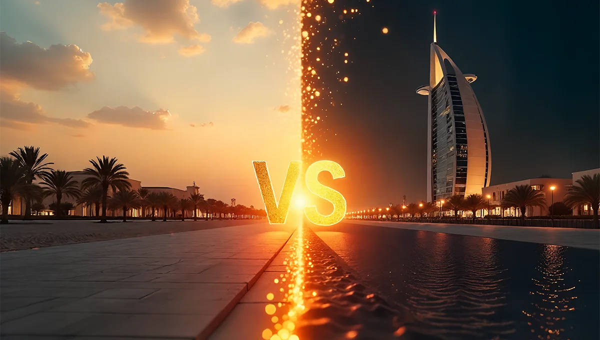 Image: Abu Dhabi vs Ras Al Khaimah Real Estate