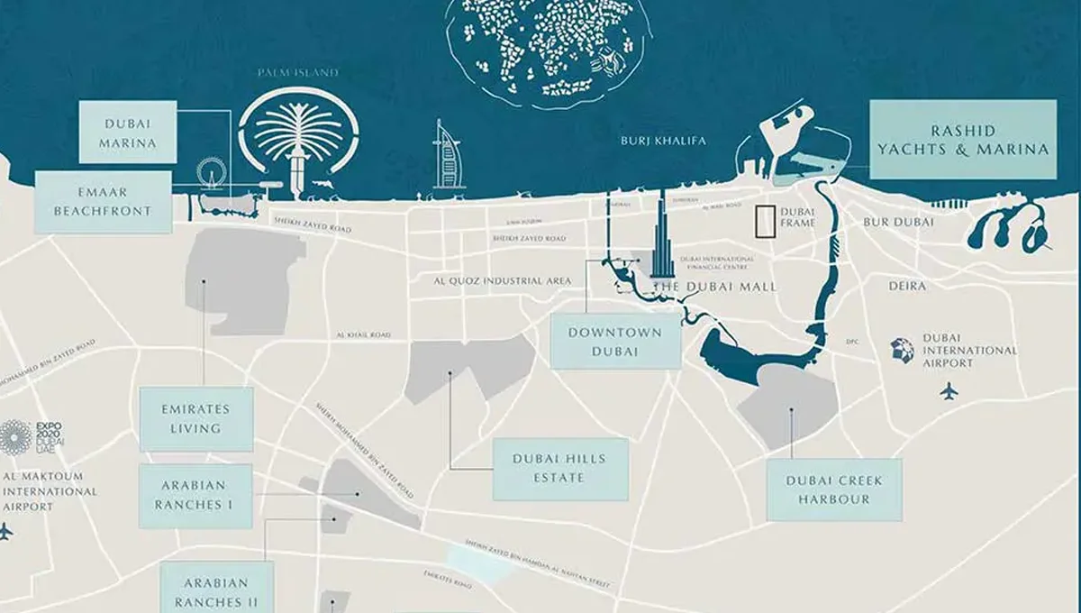 Image: Rashid Yachts & Marina Location