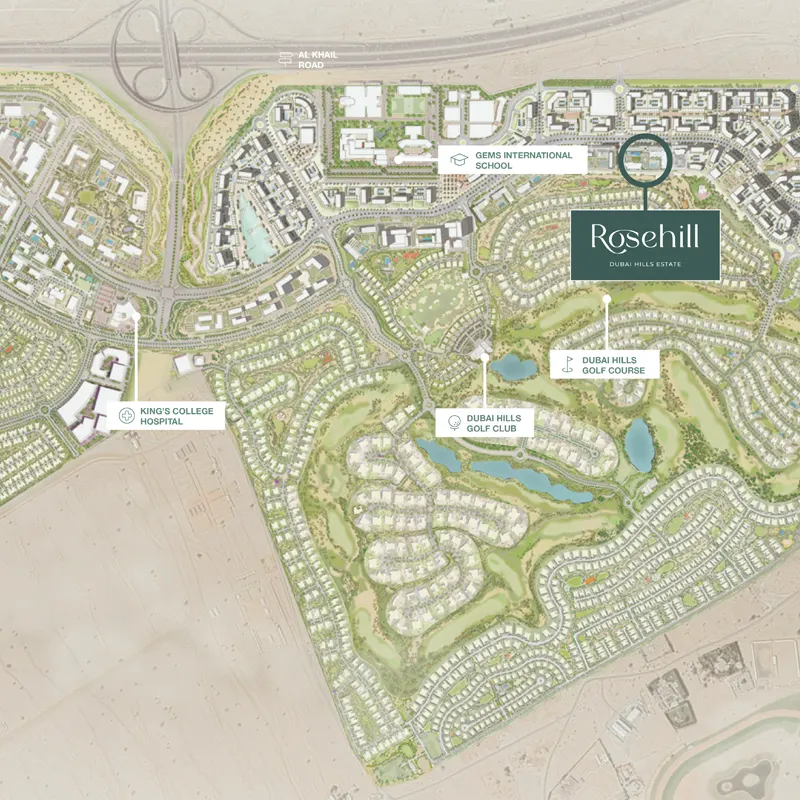 Emaar Rosehill location image