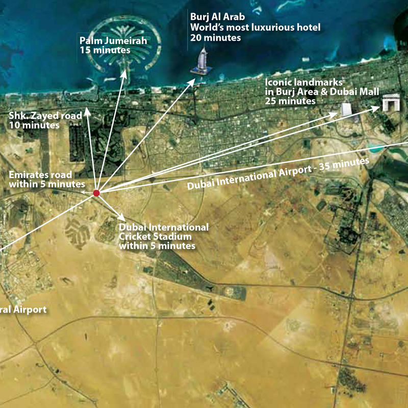 DAMAC Green Park location image