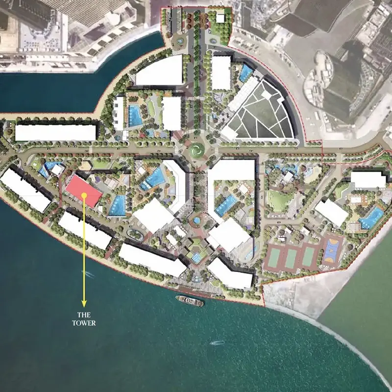 DAMAC The Residences location image