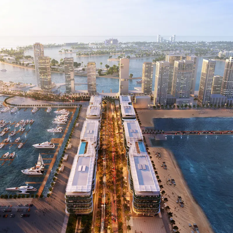 Dubai Harbour Residences location image
