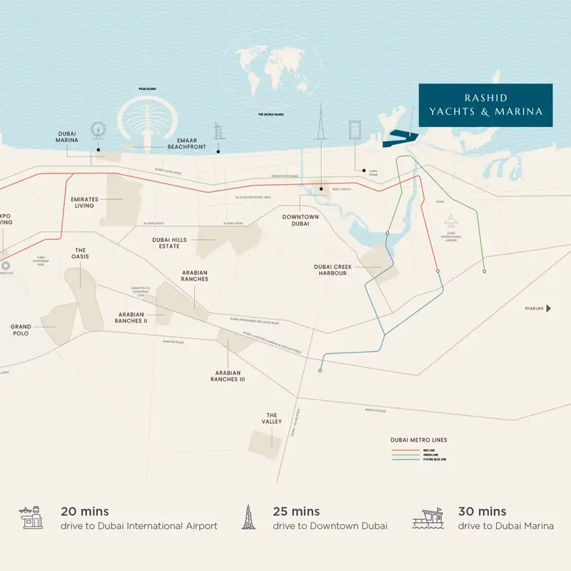 Emaar Marina Place Connectivity Image