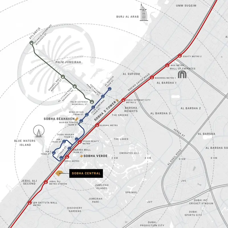 Sobha The Horizon Connectivity Image