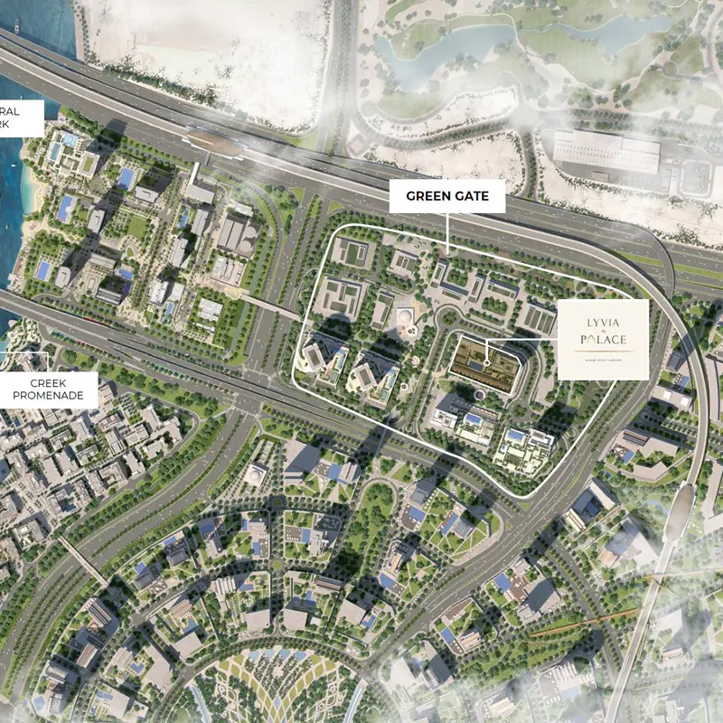 Emaar Lyvia by Palace location image