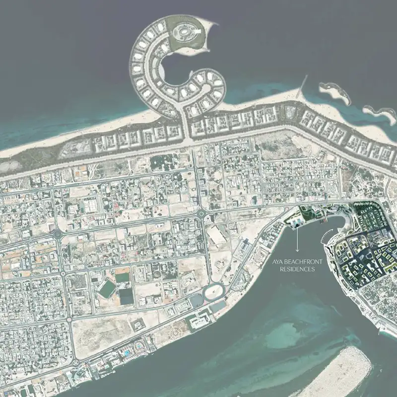 Aya Beachfront Residences location image