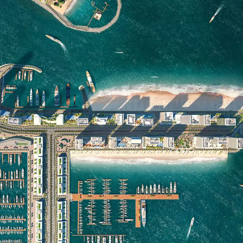 Emaar Beach Isle Tower 2 location image