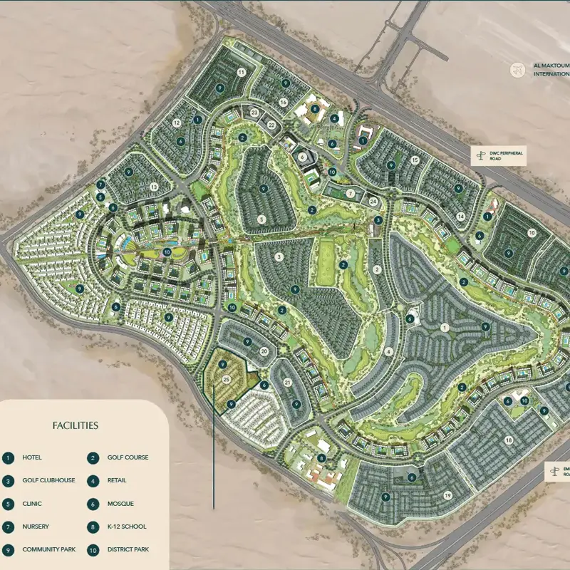 Emaar Greenville 2 location image