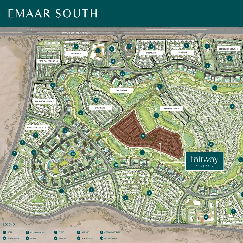 Emaar Farm Gardens 3 location image