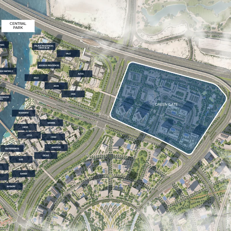 Emaar Green Gate location image