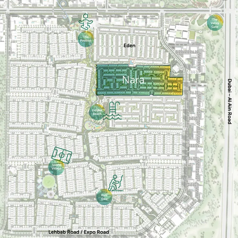 Emaar Nara location image