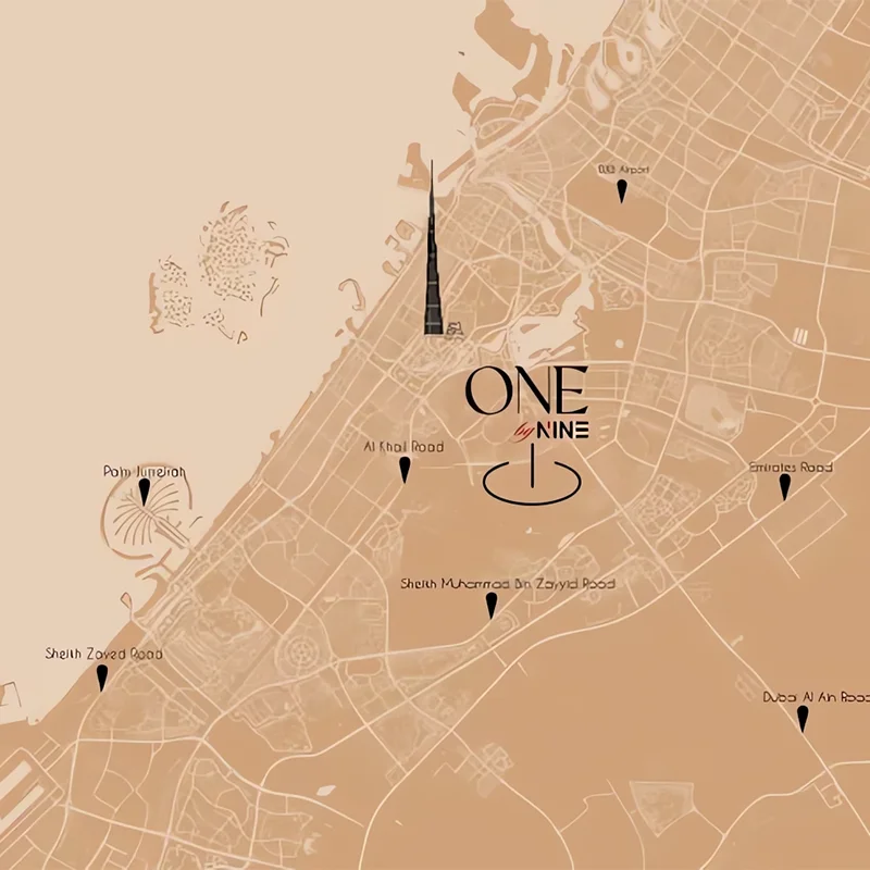 ONE By NINE location image