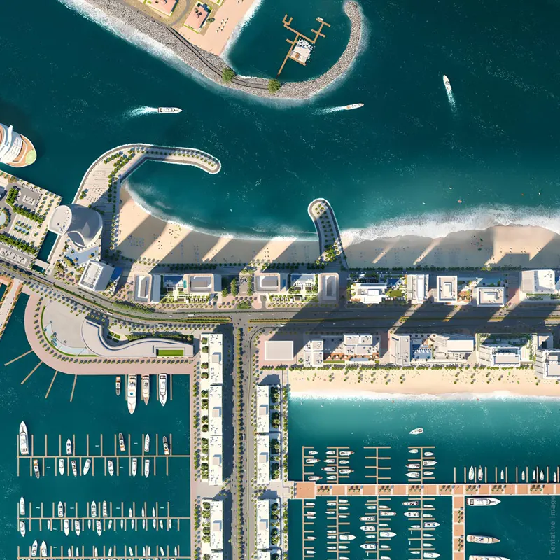 Emaar Palace Beach Residence location image