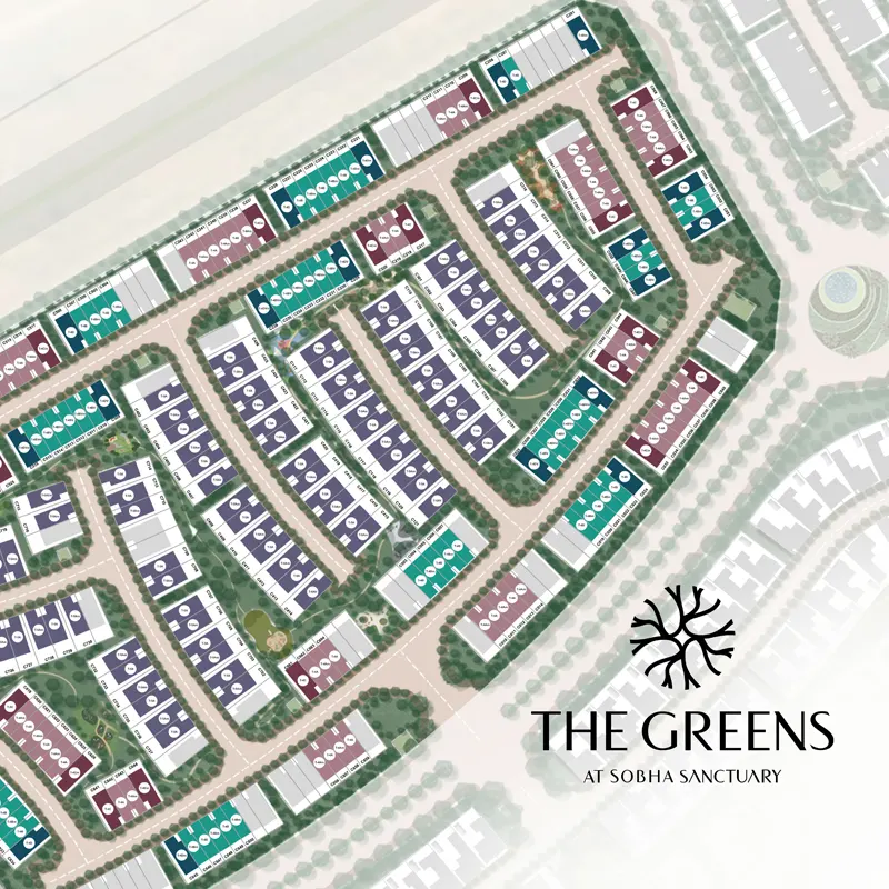 Sobha The Greens location image