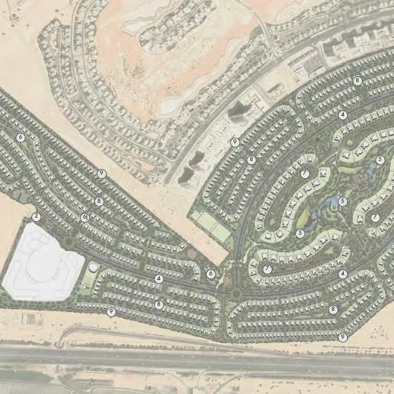 The Wilds Residences by Aldar location image