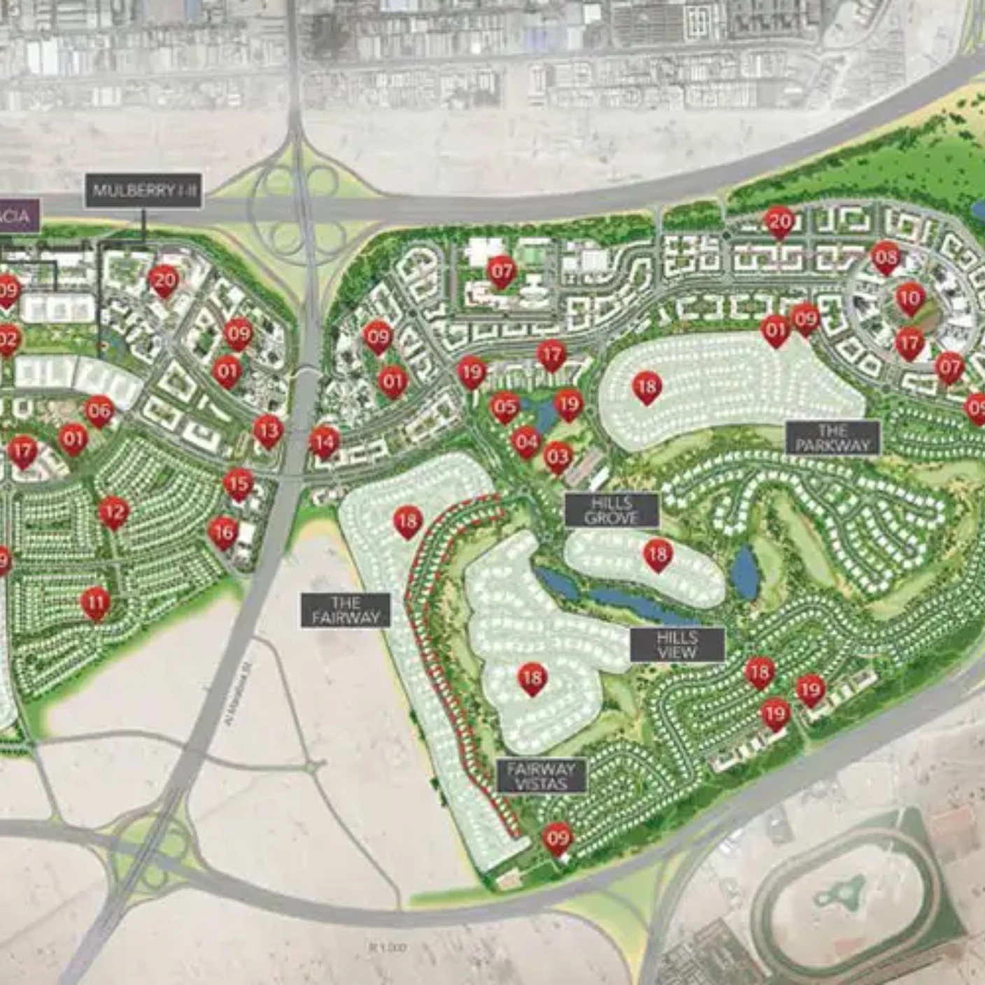 Emaar Acacia connectivity image