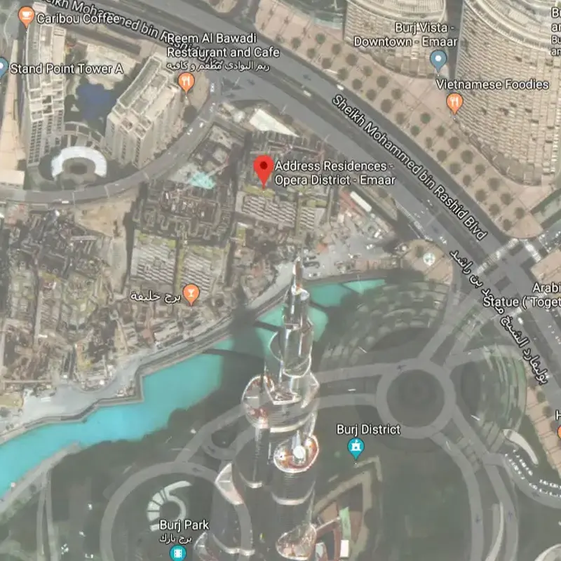 The Address Residences Dubai Opera location image