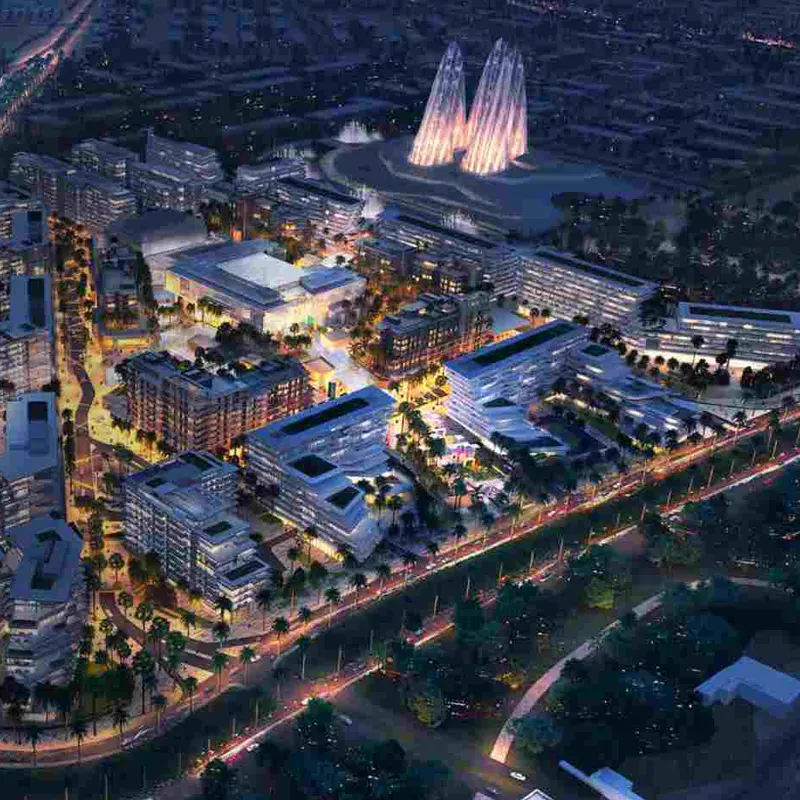 Aldar The Fountain View Residences location image