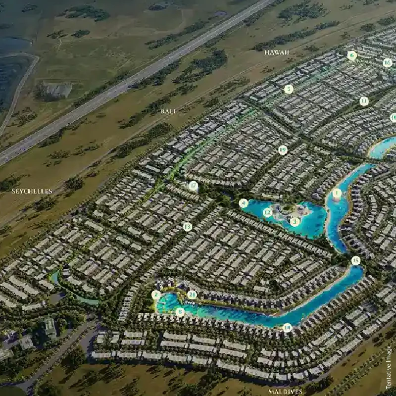 DAMAC Bali 3 location image