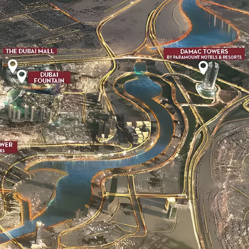 DAMAC Towers by Paramount Hotels & Resorts location image