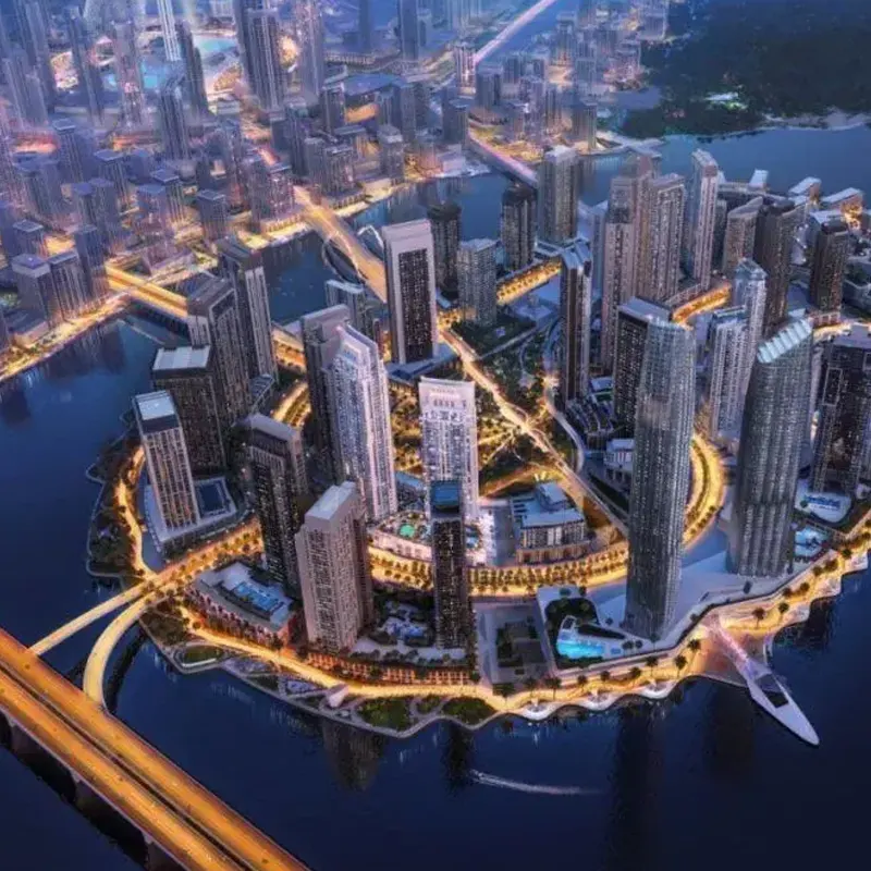 DAMAC Canal Crown location image
