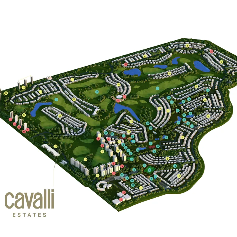 Damac Cavalli Estates location image