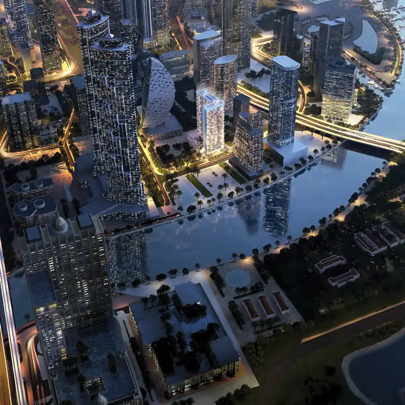 DAMAC Chic Tower location image