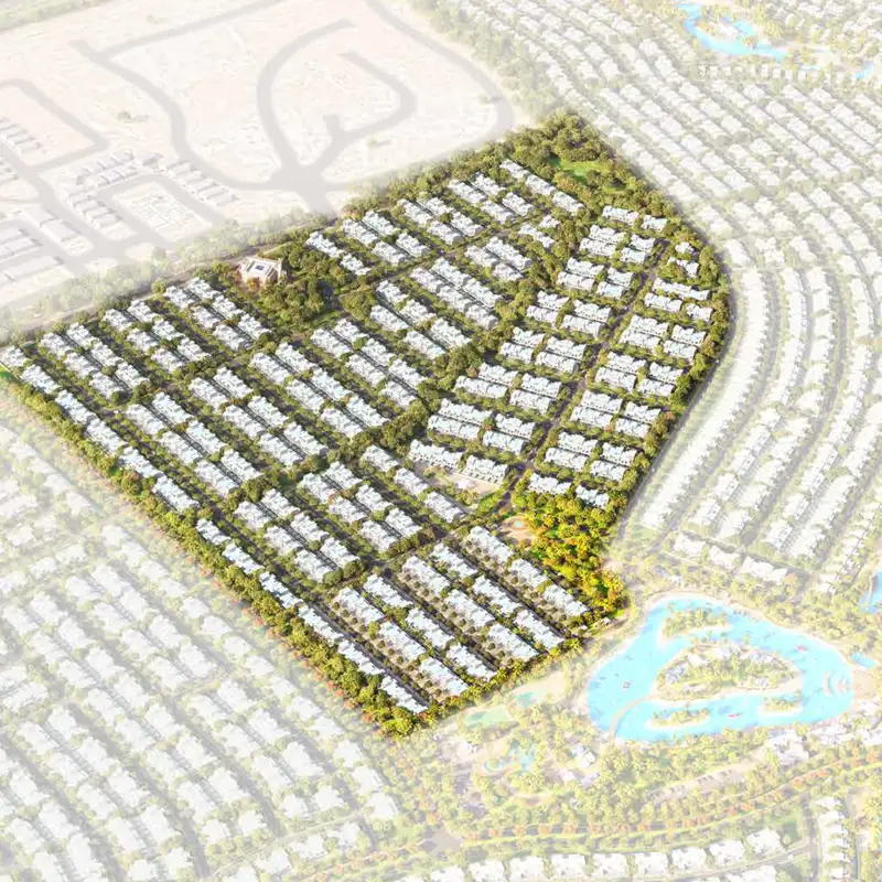 DAMAC Lagoons Villas location image