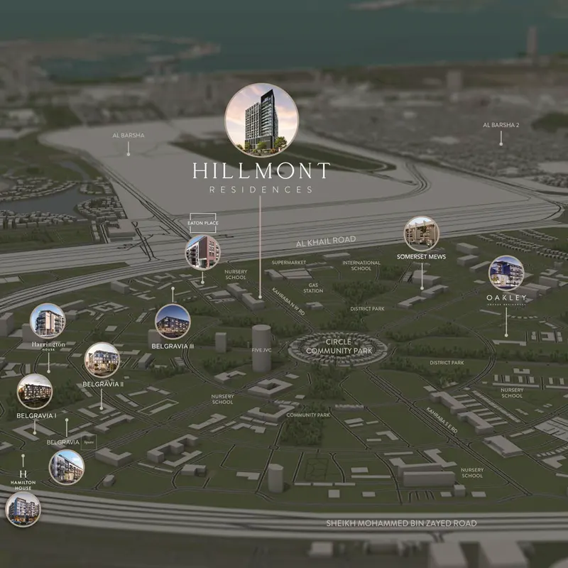 Ellington Hillmont Residences location image