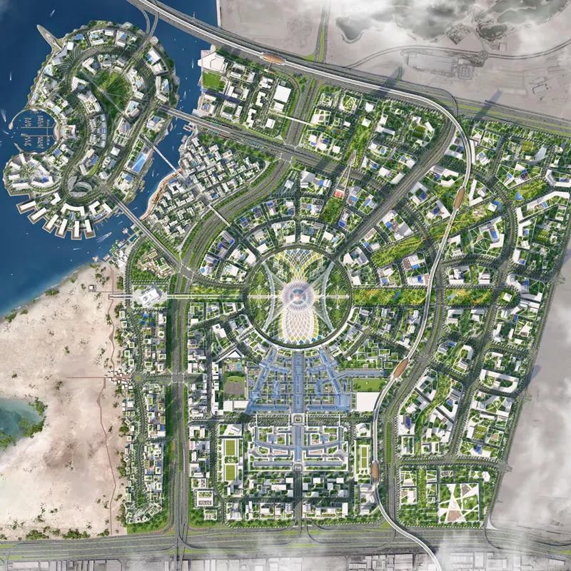 Emaar Creek Edge location image