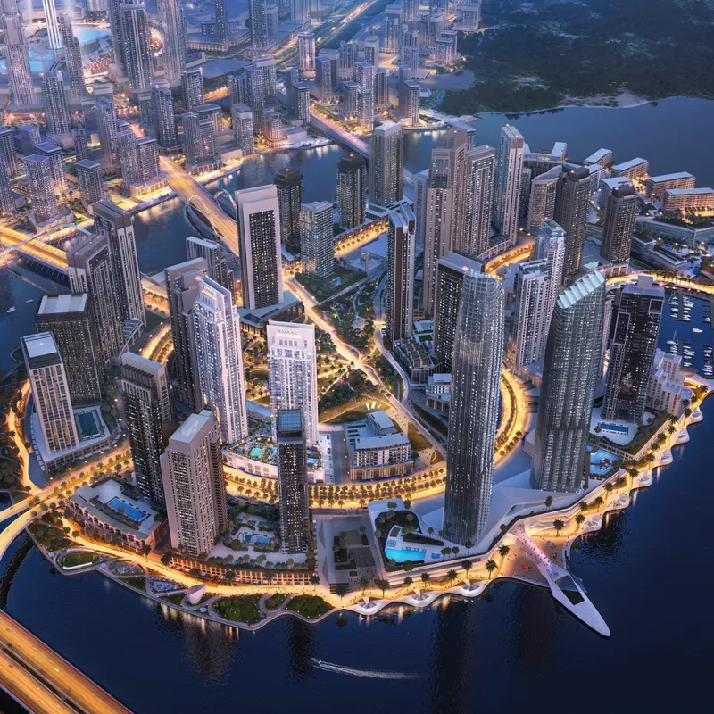 Emaar Creek Rise location image