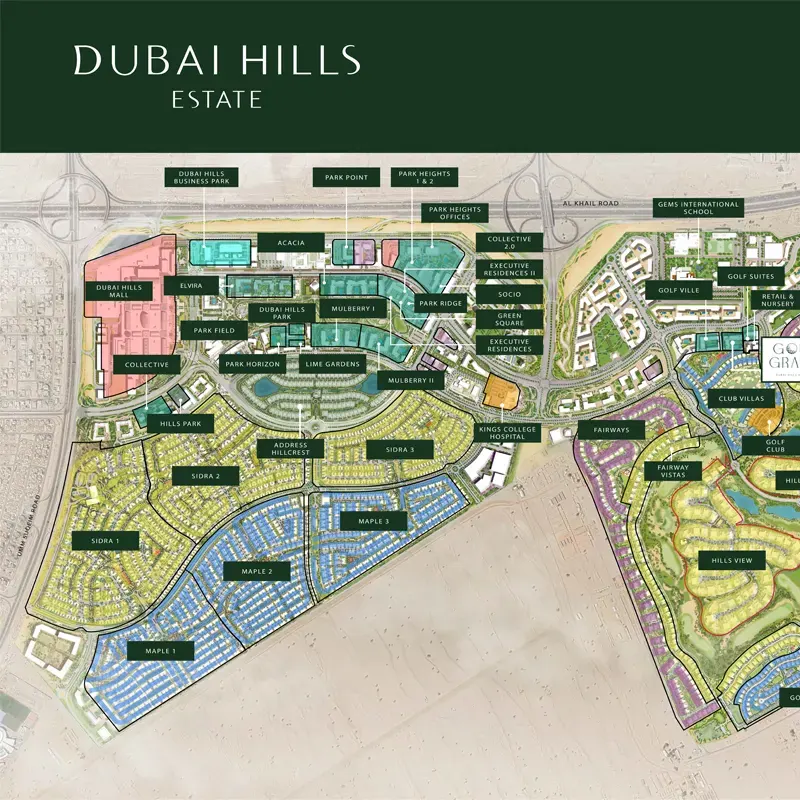 Emaar Golf Grand location image