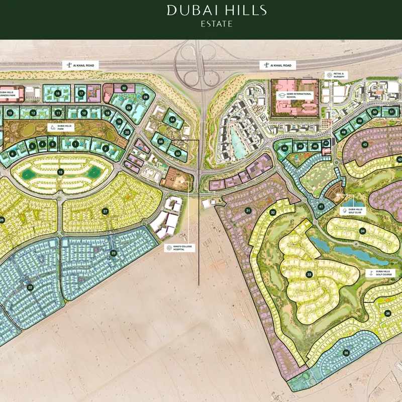 Emaar Golf Homes location image