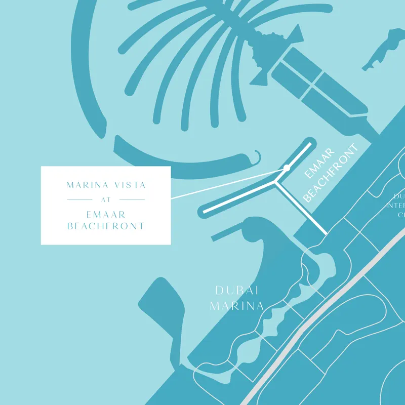 Emaar Marina Vista location image