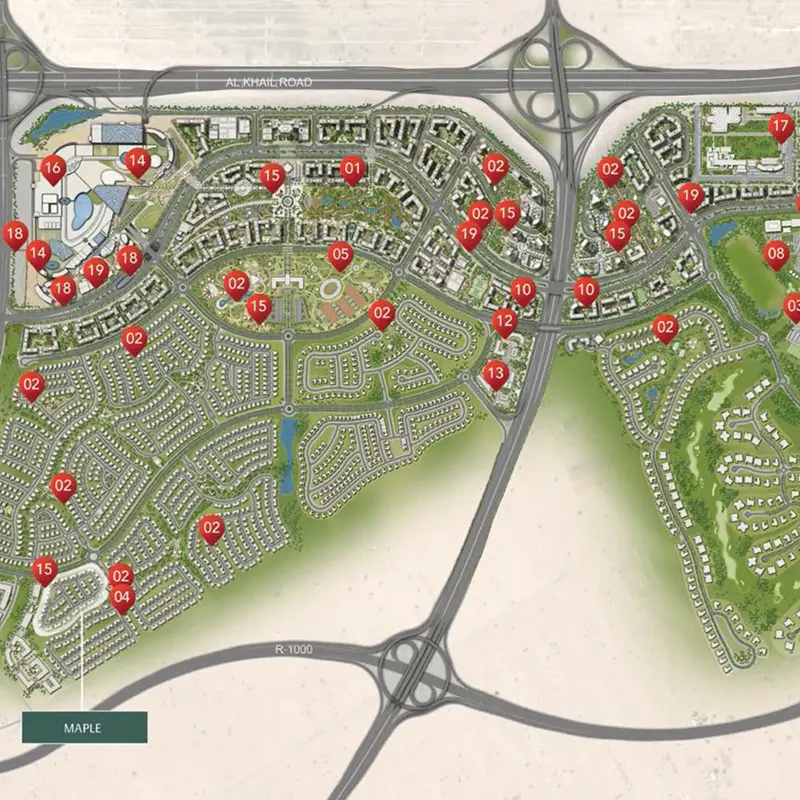 Emaar Park Ridge location image