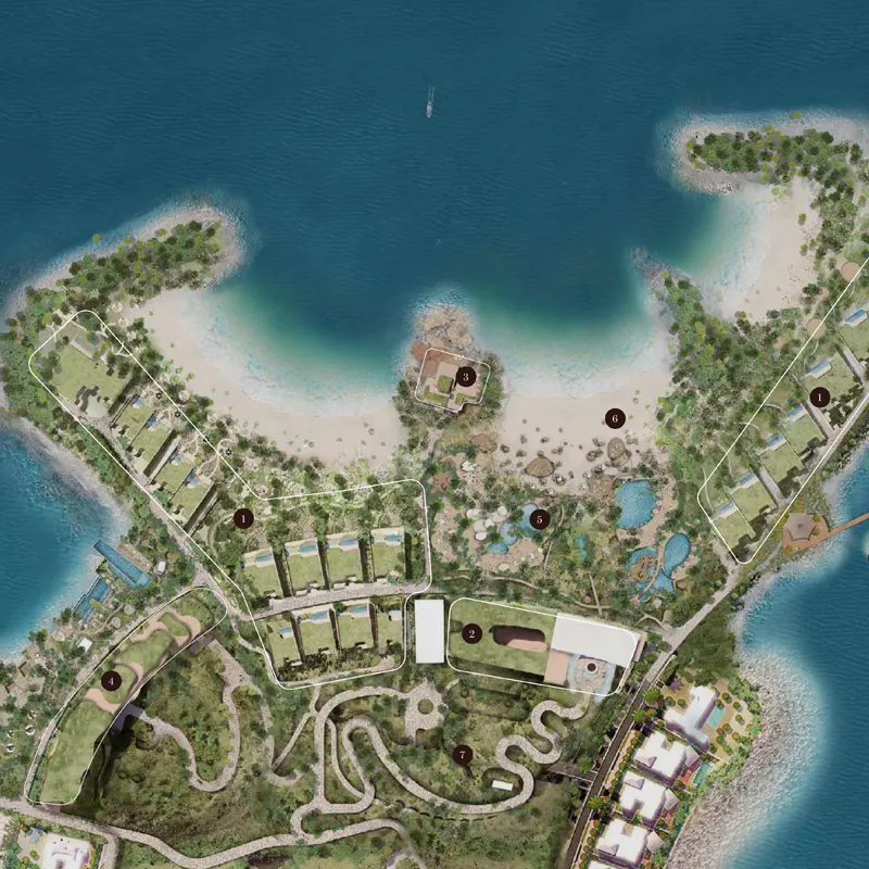 Jumeirah Residences Asora Bay location image