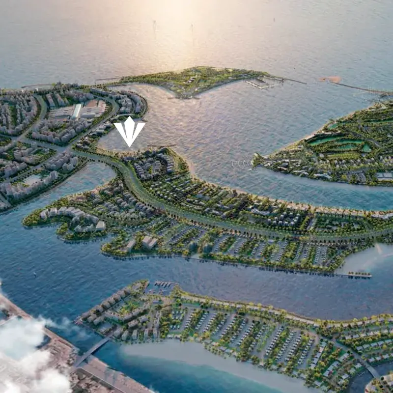Palm Jebel Ali Villas location image