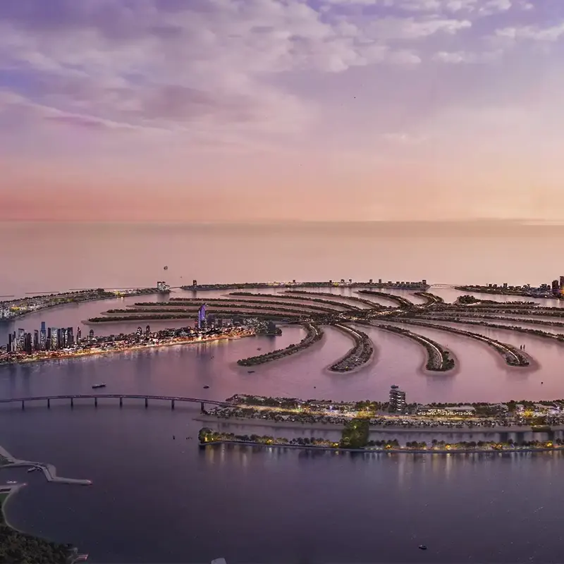 Nakheel The Beach Collection Villas location image