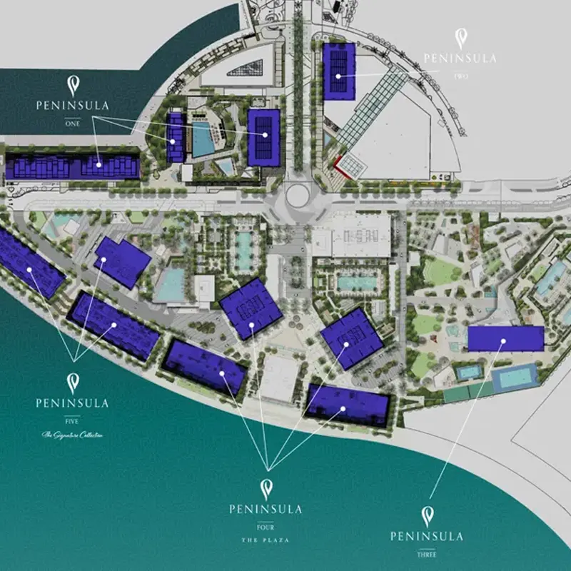 Peninsula Four The Plaza location image