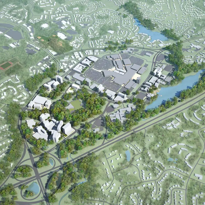 Damac The Crescent location image