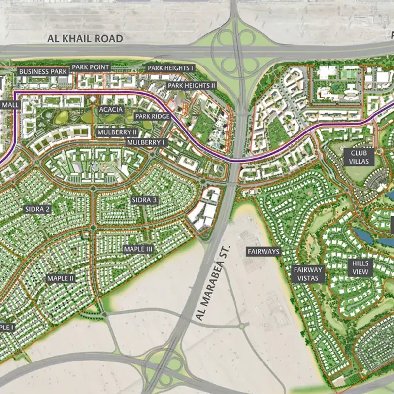 Emaar Sidra Location Image