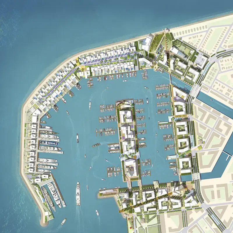 Damac Cavalli Tower Location Image