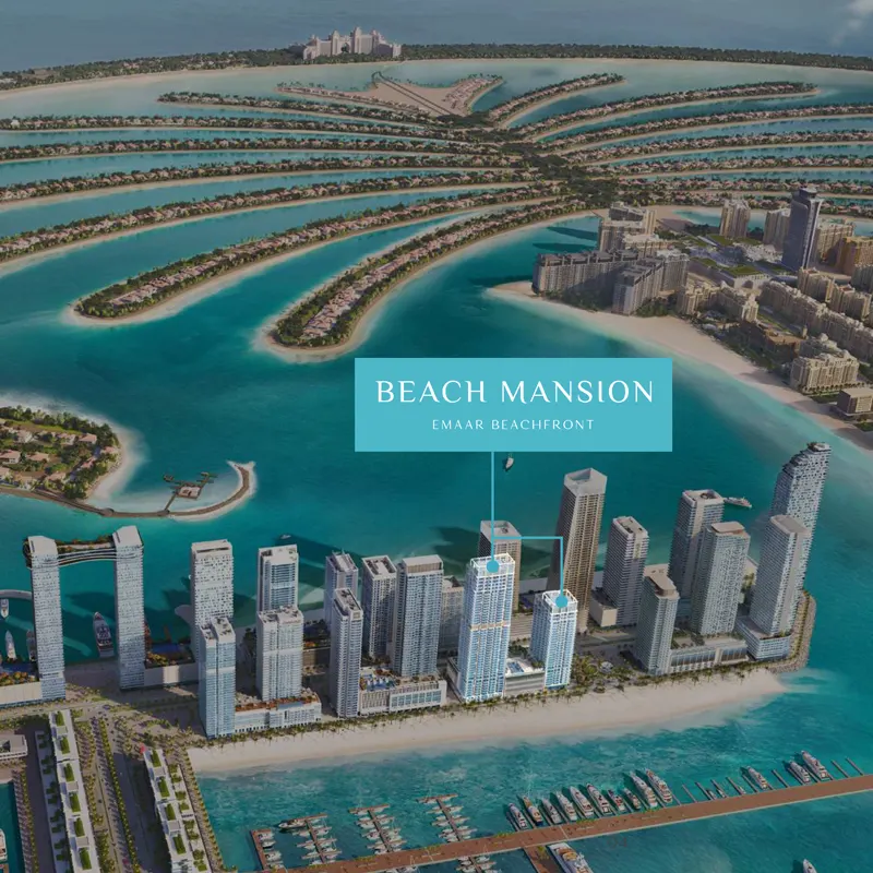 Emaar Beach Mansion location image