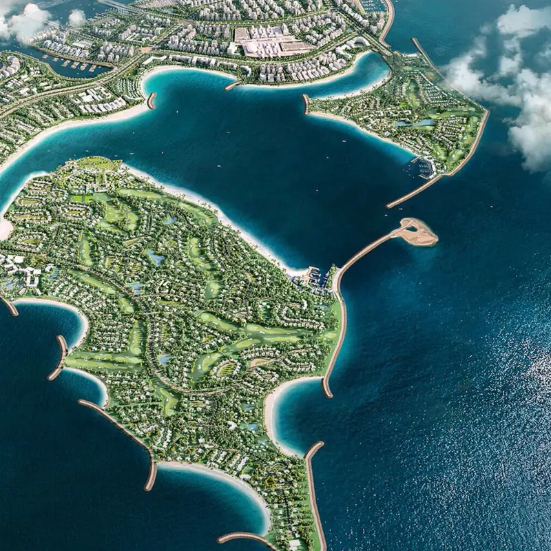 Nakheel Bay Villas location image