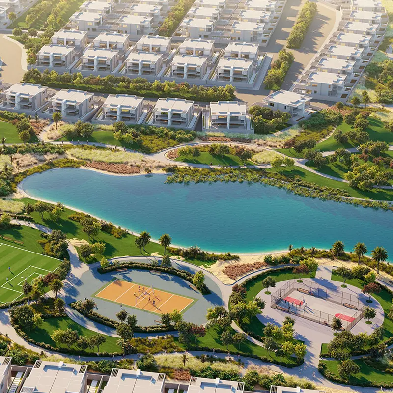 Damac Golf Greens Location Image