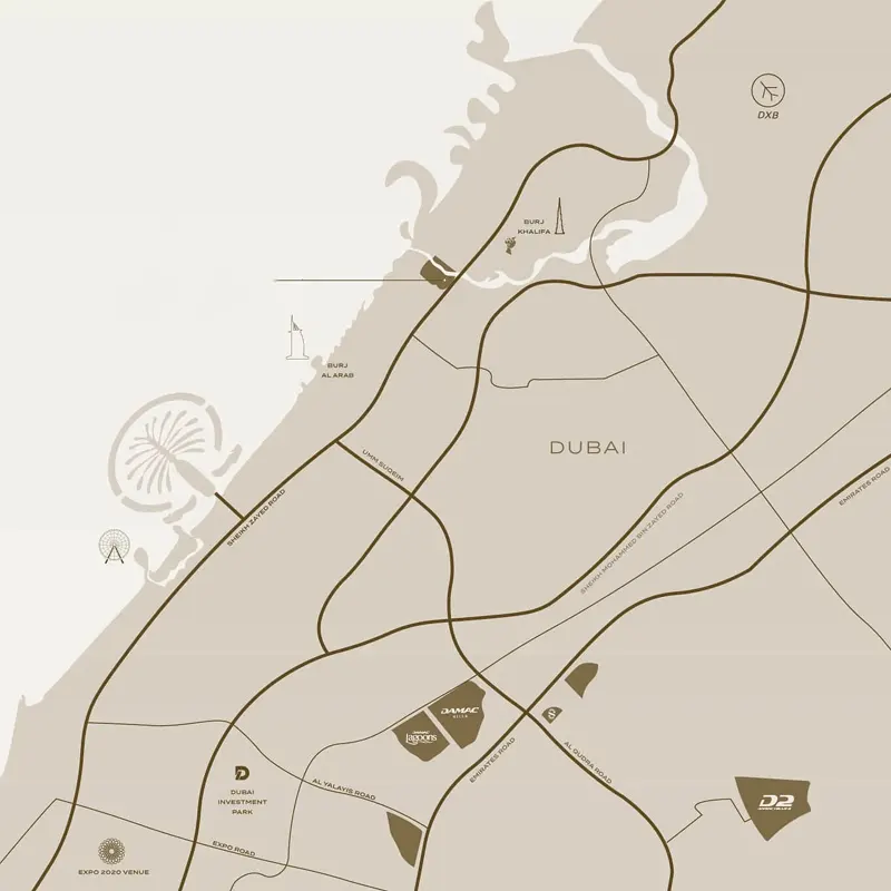 DAMAC Safa 2 Connectivity Image