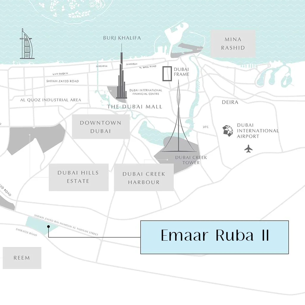 Emaar Ruba Townhouses Phase II Connectivity Image