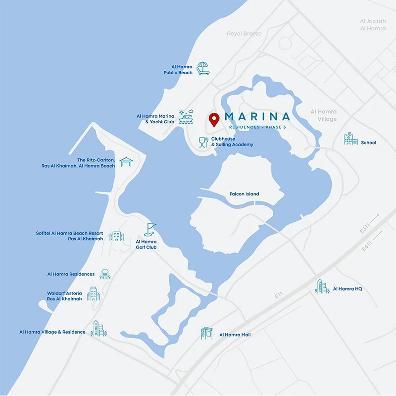 Al Hamra Marina Connectivity Image