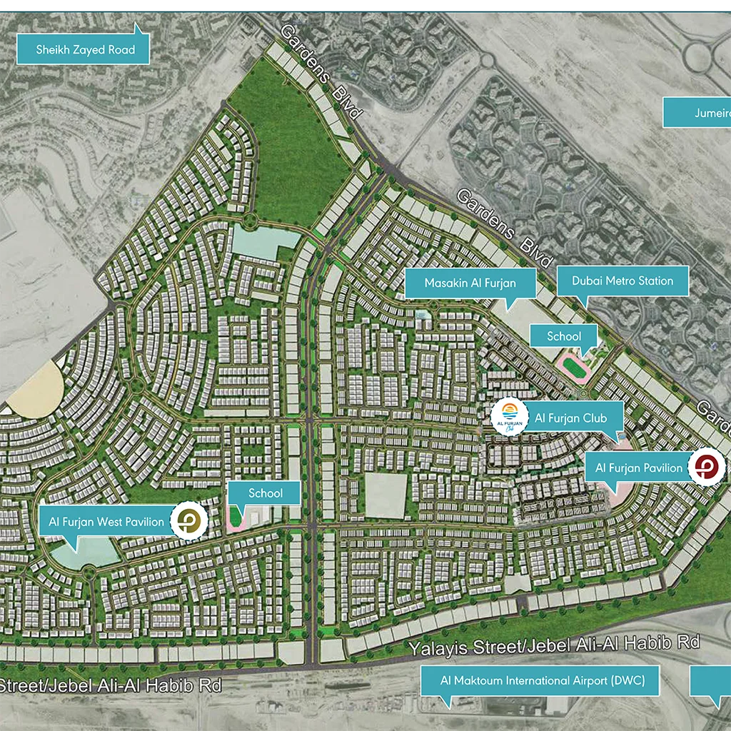 Nakheel Murooj Al Furjan 2 Connectivity Image